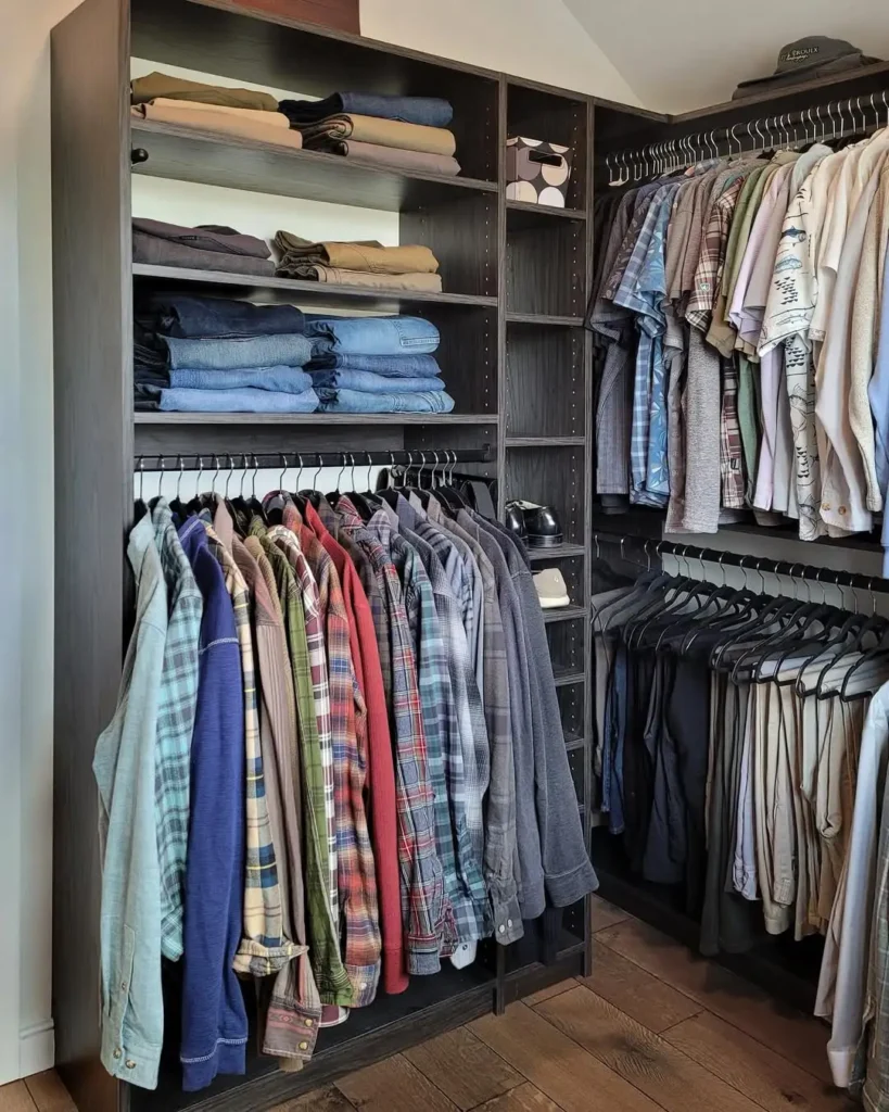 Open Shelf Closet Displays