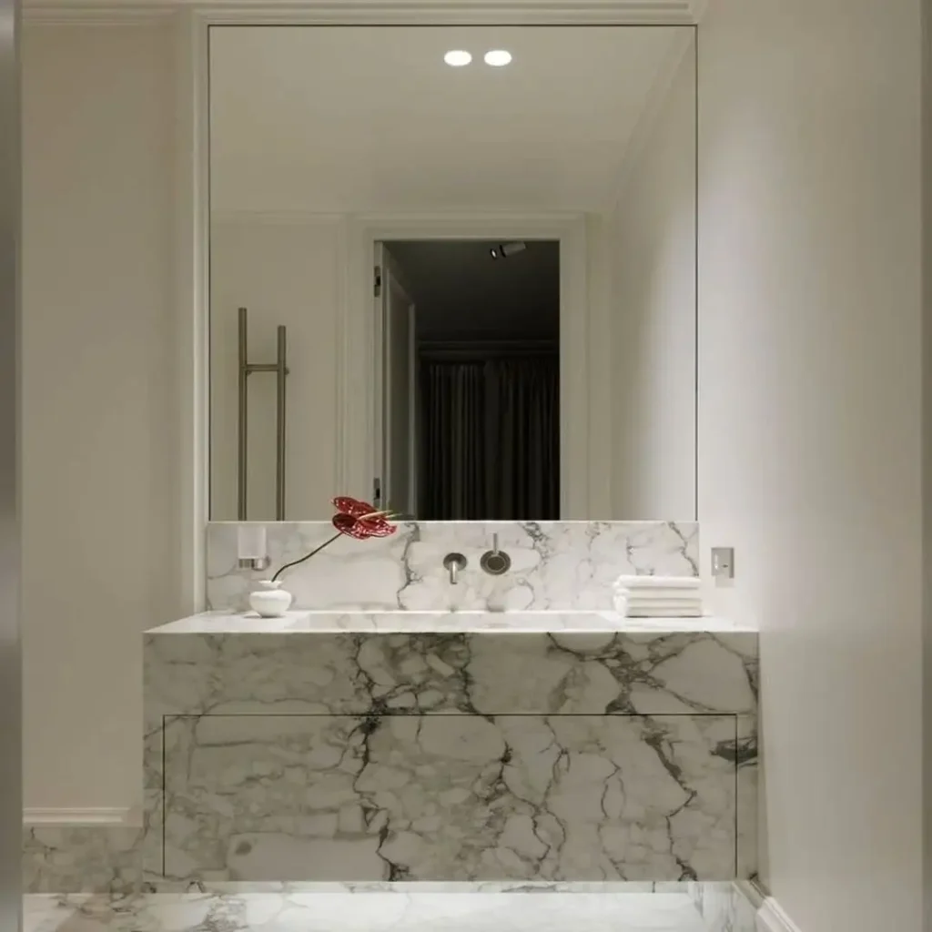 16 Vanity Mirror Ideas for a Stylish Beauty Space 15 Minimalist Frameless Vanity Mirrors