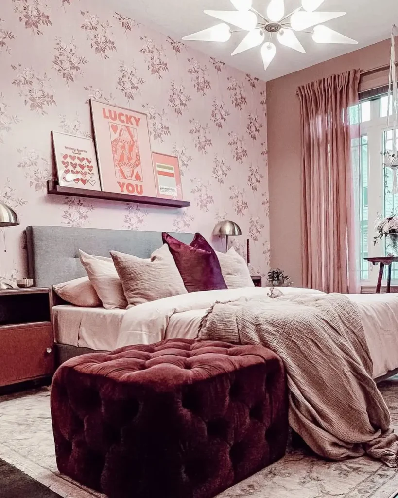 Romantic Blush Pink Walls