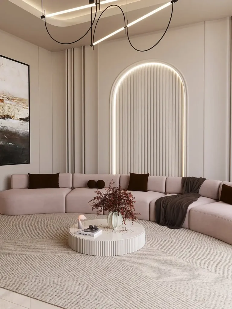 Living Room MDF Panel Styling