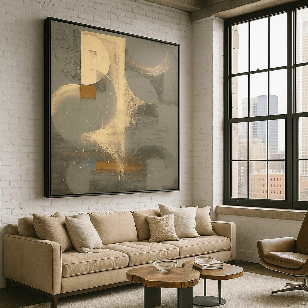 17 Sofa Back Wall Design Ideas for Stylish Homes 31 Large Painting Behind Sofa