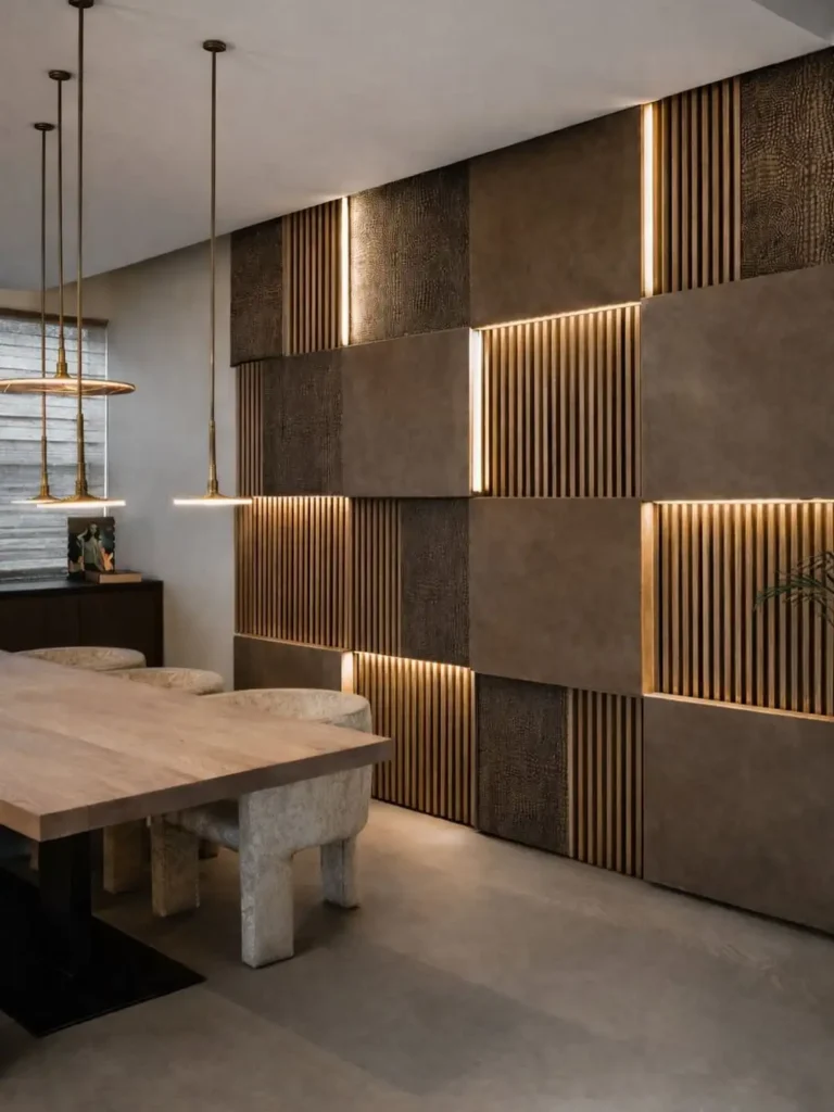 Layered Architectural Wall Panels