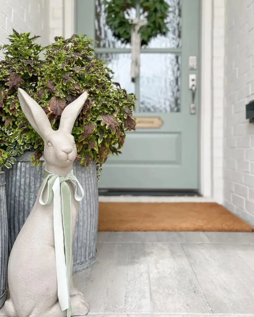 Modern Minimalist Easter Porch