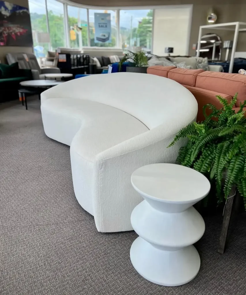 Mid Century Curved Sofa Designs