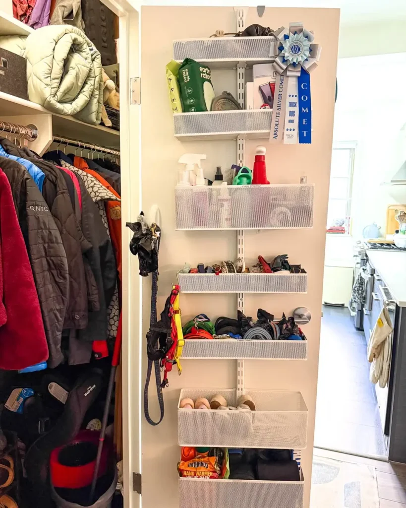 The coat closet is often the most used closet especially in a city its a MUST to be organize