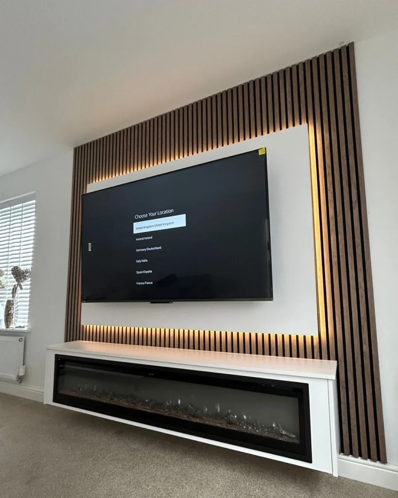 Wall Mounted Media Panel Designs