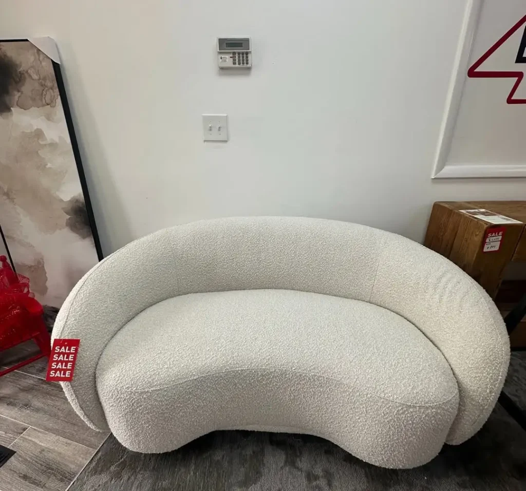 Small Curved Loveseat Sofas