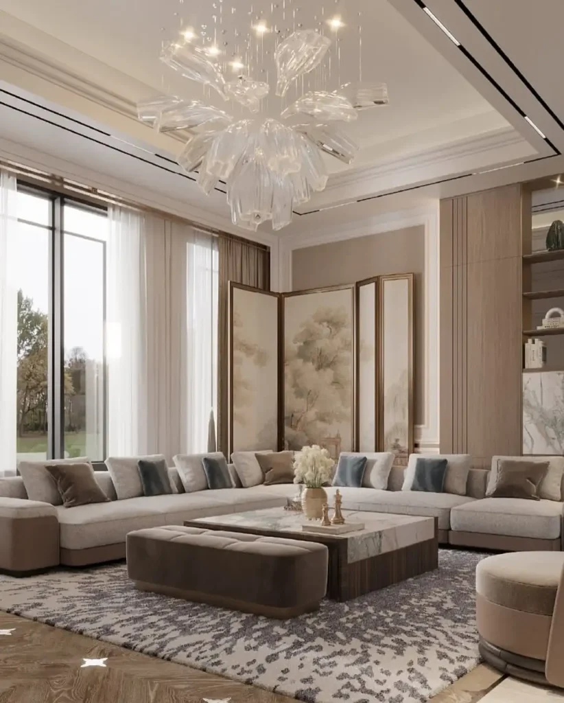 15 Living Room Paint Color Ideas You’ll Love 27 Cream and Taupe Palettes