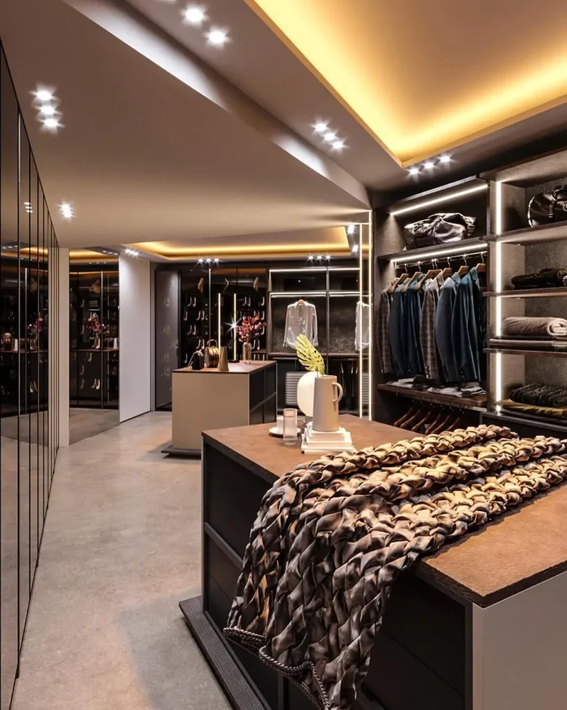 16 Wall Closet Ideas to Upgrade Your Space 37 Luxury Boutique Wall Closets