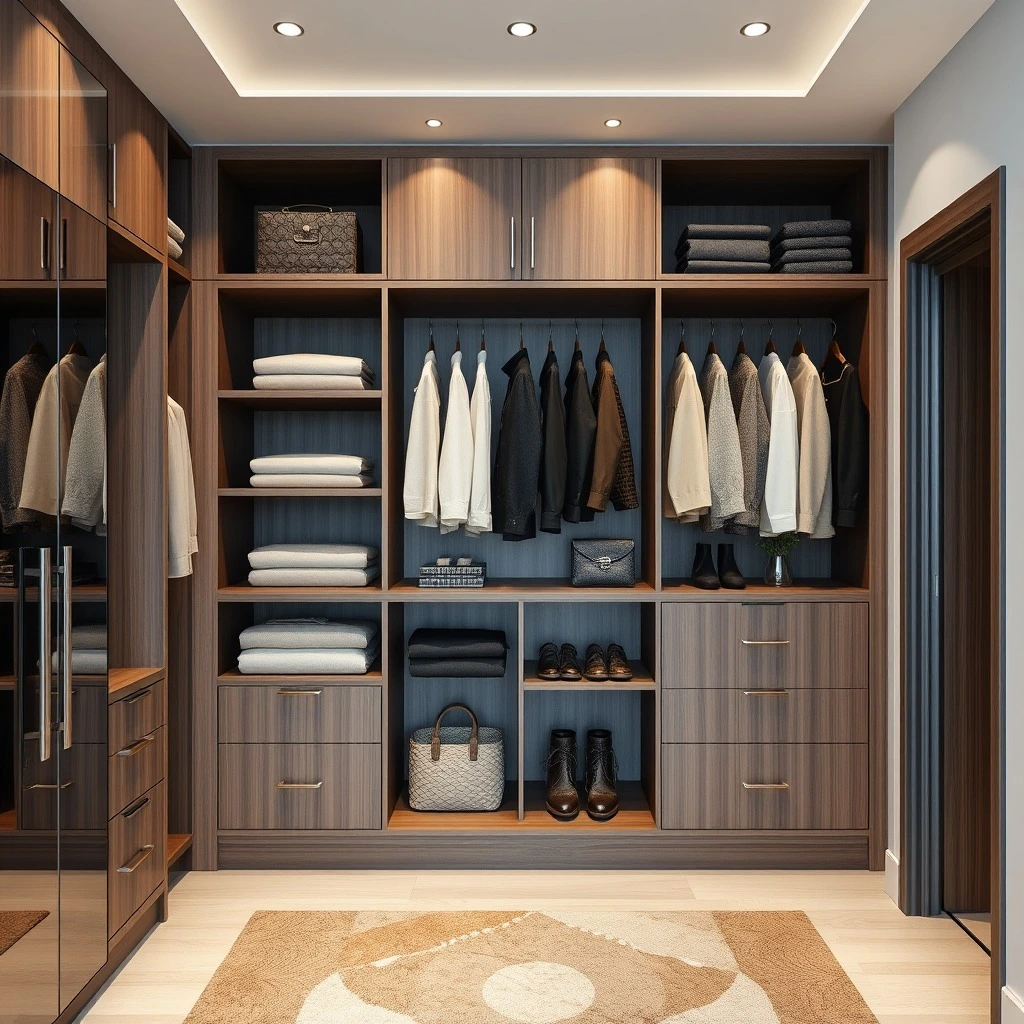 Open Concept Wardrobe Closets