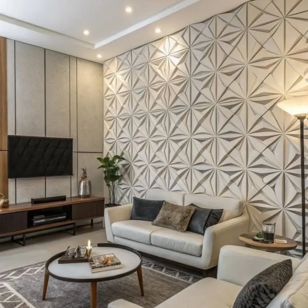 17 Sofa Back Wall Design Ideas for Stylish Homes 33 Decorative Panel Wall Behind Couch