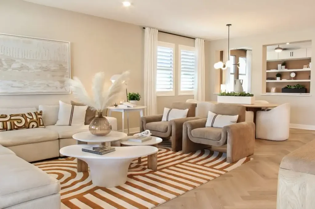 15 Living Room Paint Color Ideas You’ll Love 5 Soft Beige Living Spaces