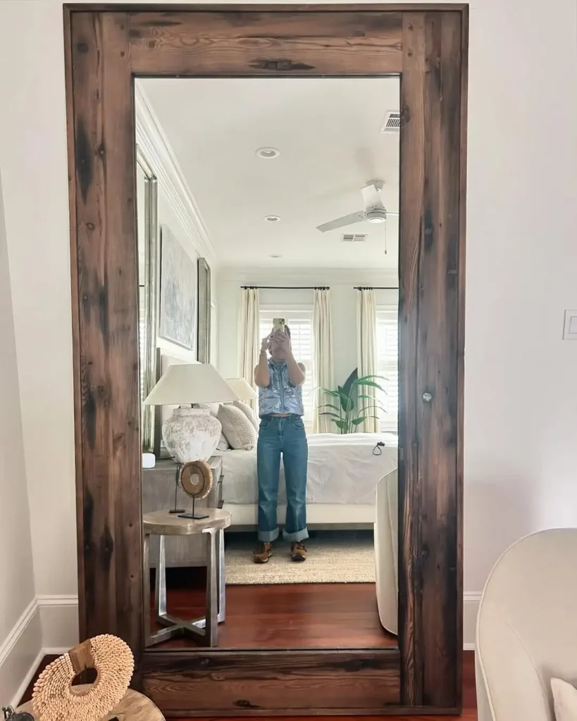 16 Full Length Mirror Ideas to Elevate Your Space 5 Leaning Wall Mirrors