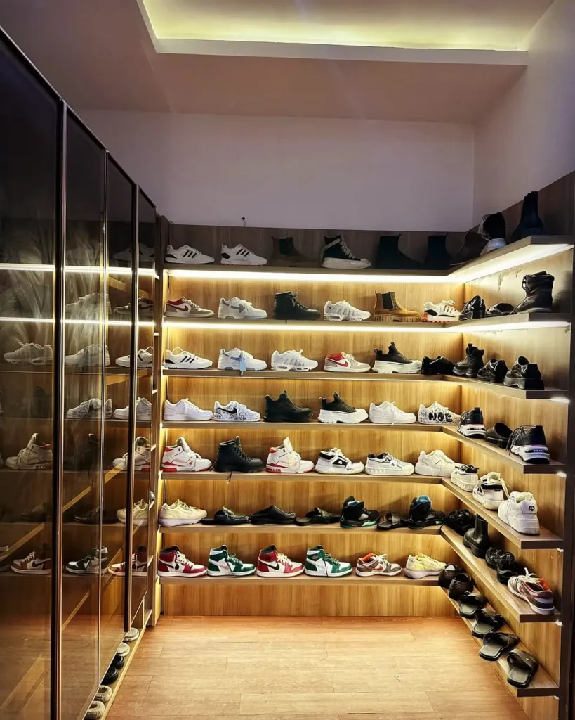 Luxury Sneaker Display Closet
