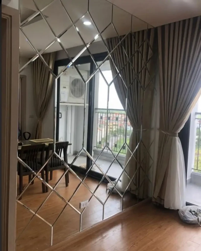 Reflective Panel Feature Walls