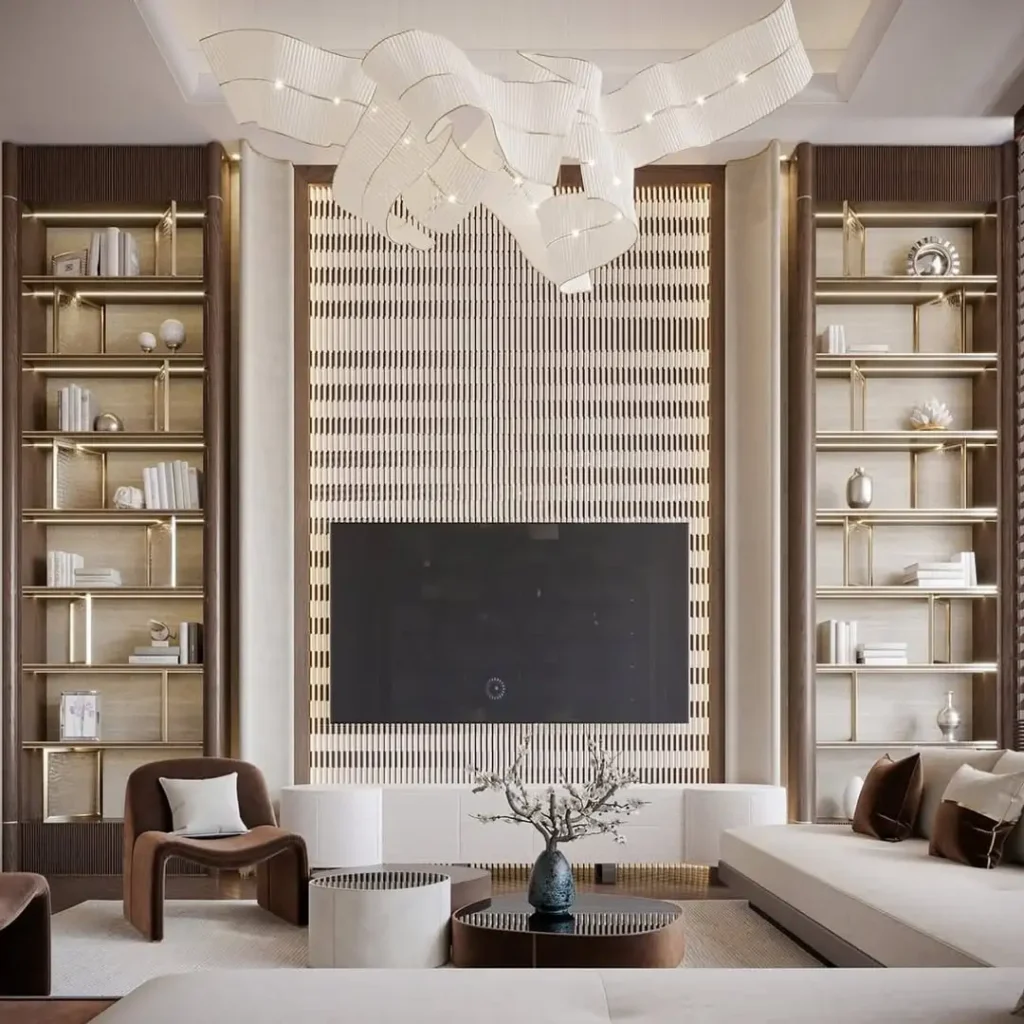 Luxury Living Room TV Walls