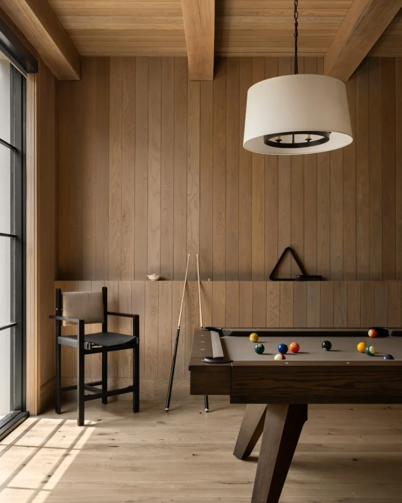 Vertical Wood Panel Walls