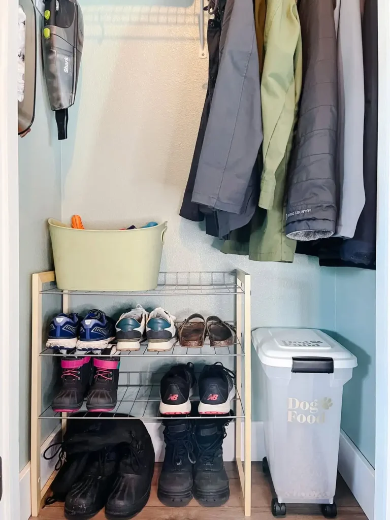 Coat Closet Shoe Storage