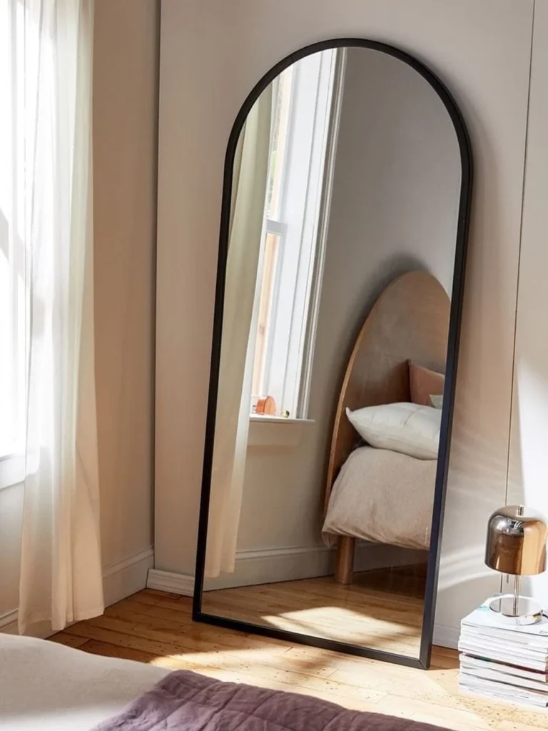 16 Full Length Mirror Ideas to Elevate Your Space 3 Arched Full Length Mirrors