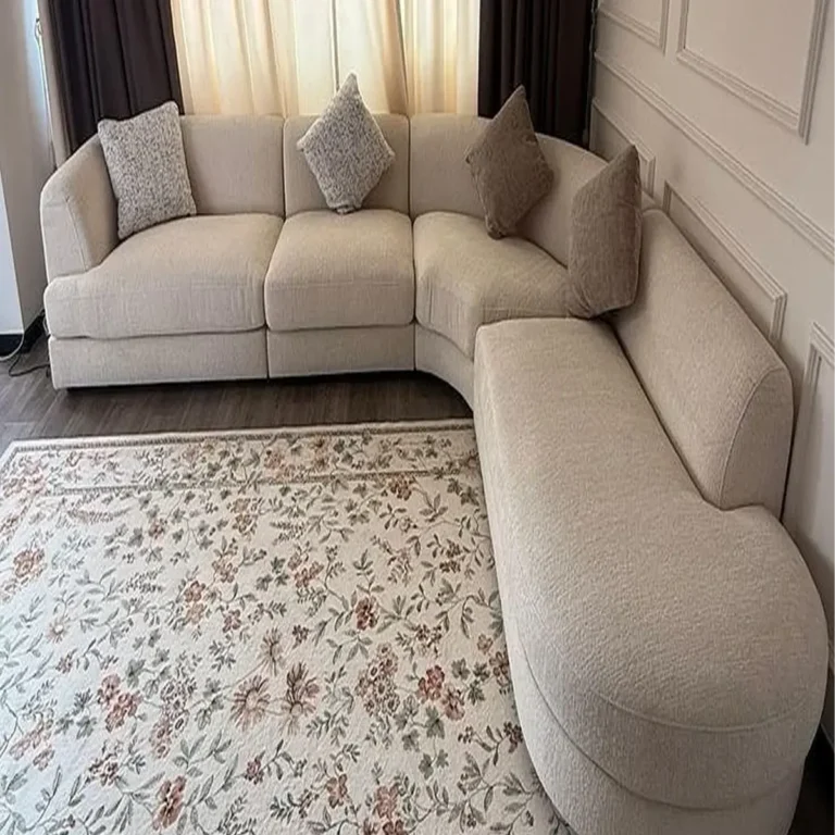 curved sofa