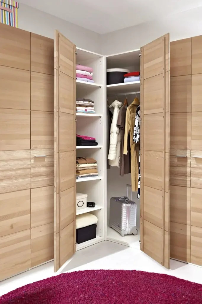 16 Corner Wardrobe Closet Ideas for Stylish Storage 25 Minimalist Corner Wardrobe Designs