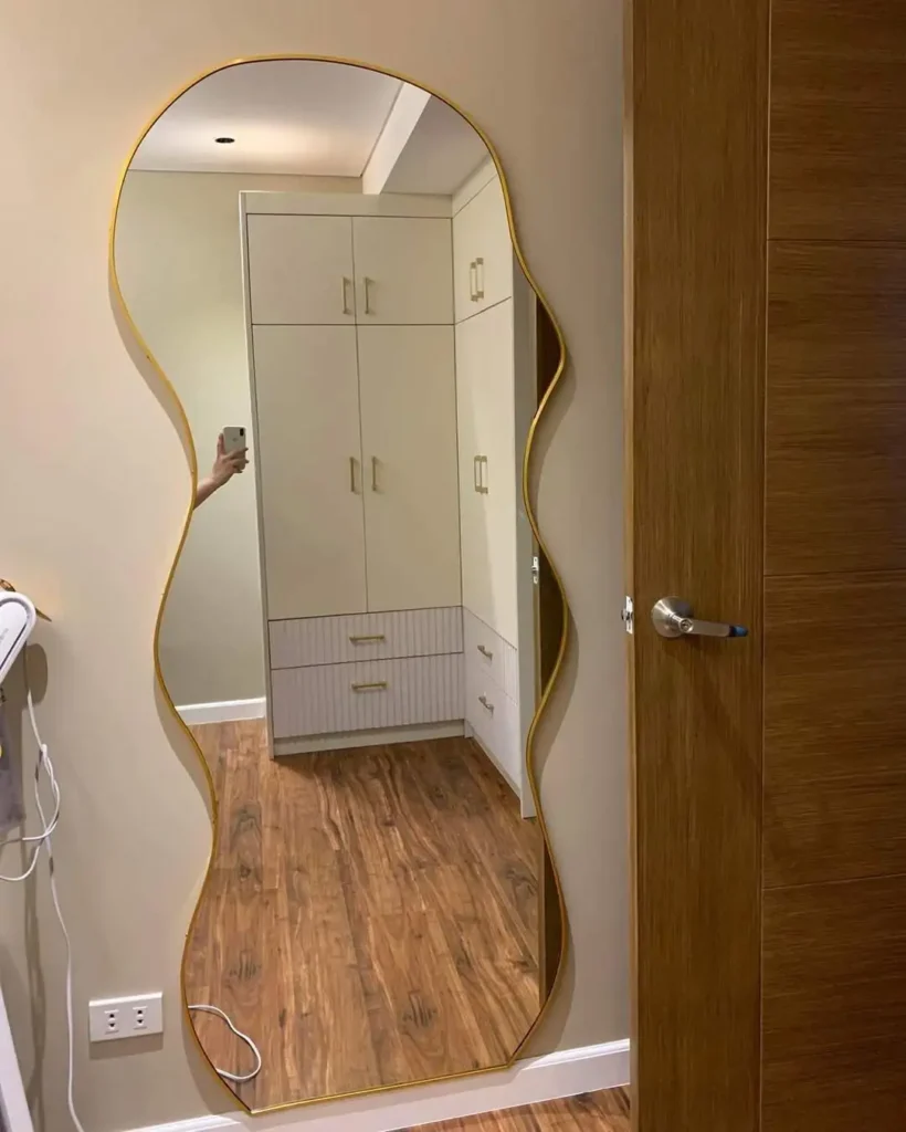 16 Full Length Mirror Ideas to Elevate Your Space 11 Gold Frame Dressing Mirrors