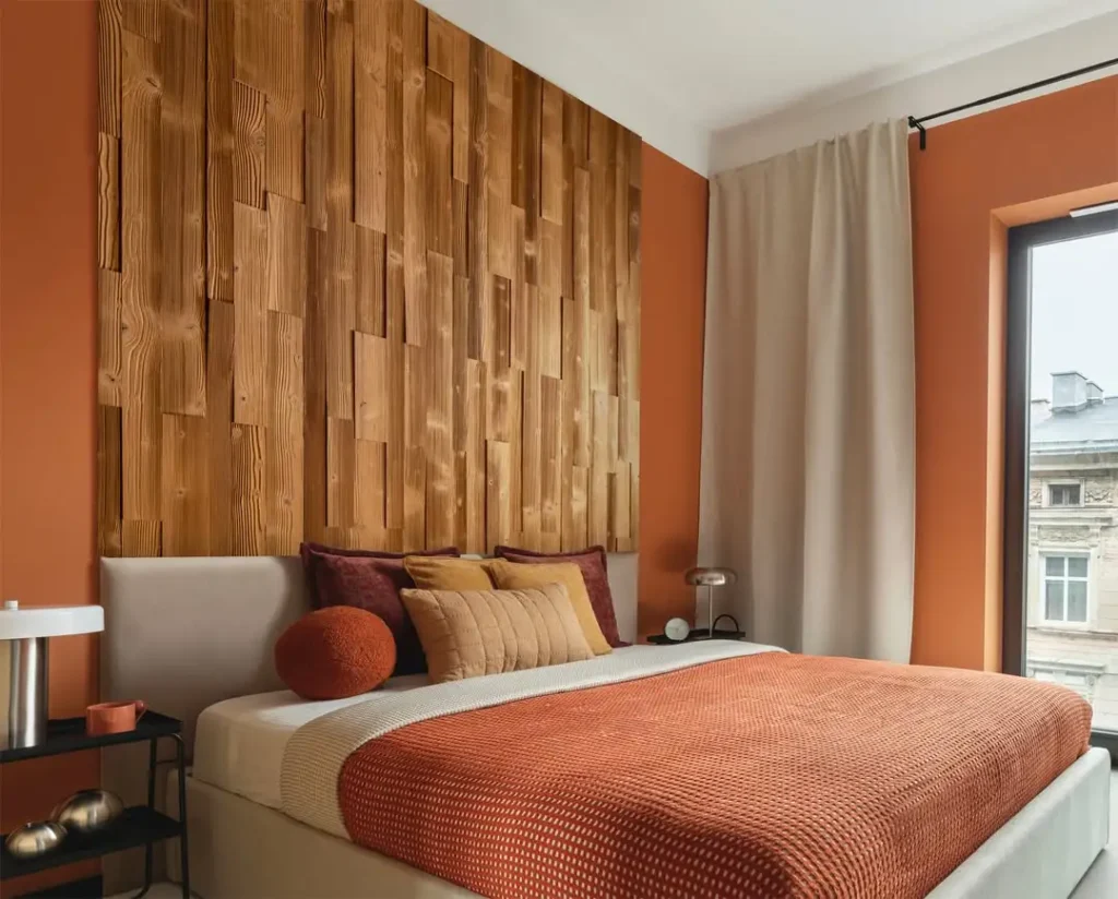 Bedroom Wood Panel Headboard Walls