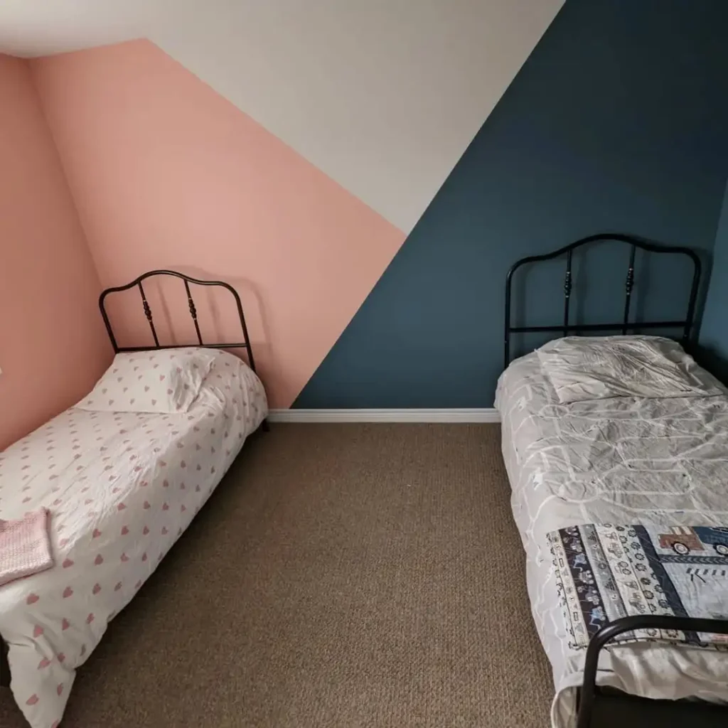 Two Tone Bedroom Walls