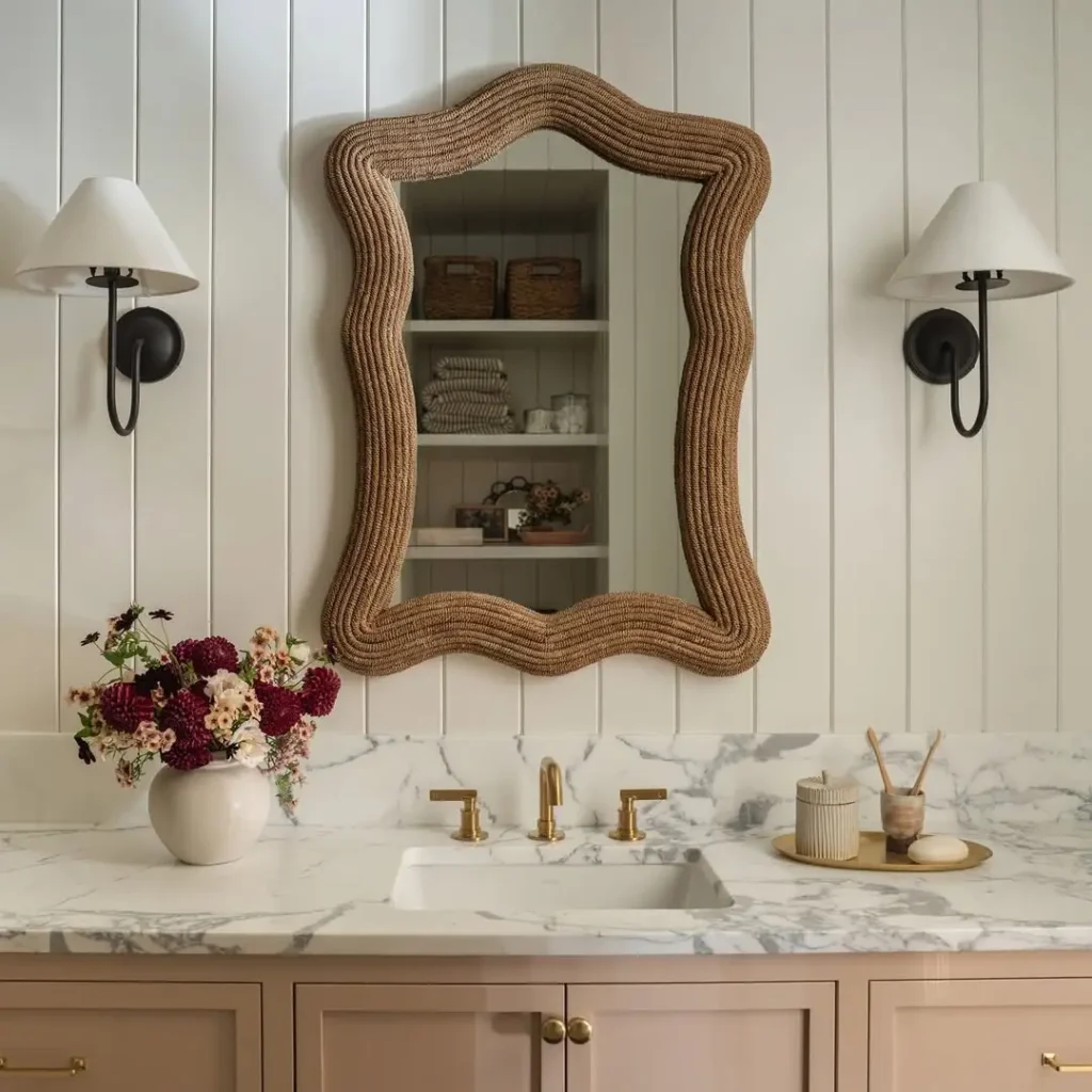 Bathroom Mirror With Wall Sconces