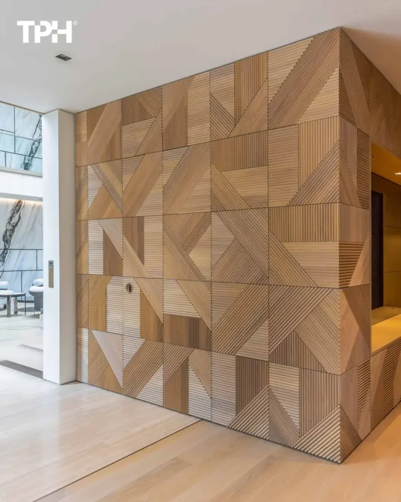 Modern Geometric Wood Panels