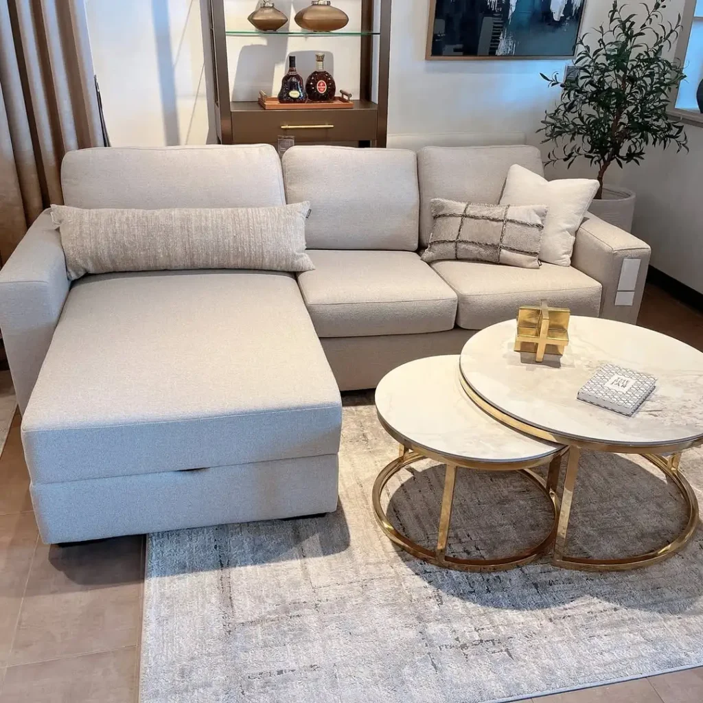 17 L shape sofa living room ideas for cozy style 37 🛋️ Contemporary Comfort in Every CornerThis modern L shaped sectional sofa combines clean lines