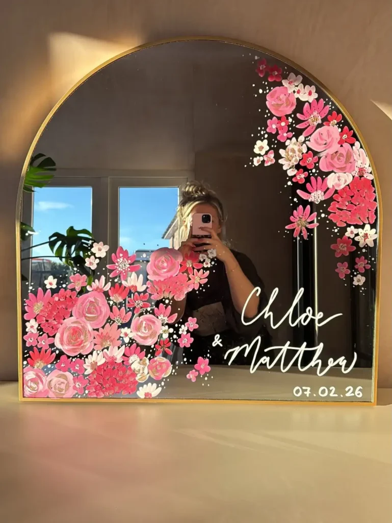 Pastel Painted Mirrors