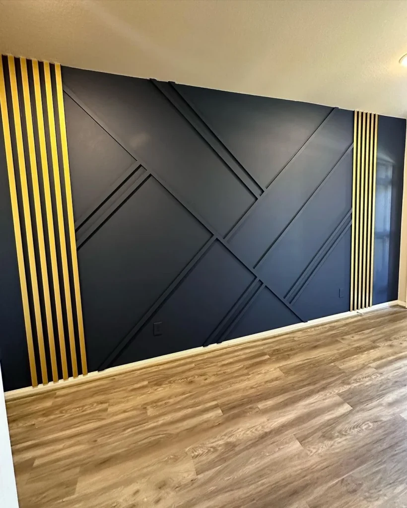 wo Tone MDF Wall Designs