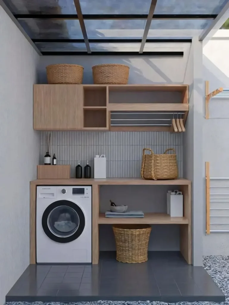 17 Laundry Closet Ideas to Transform Small Spaces 31 Minimalist Laundry Closet Layout